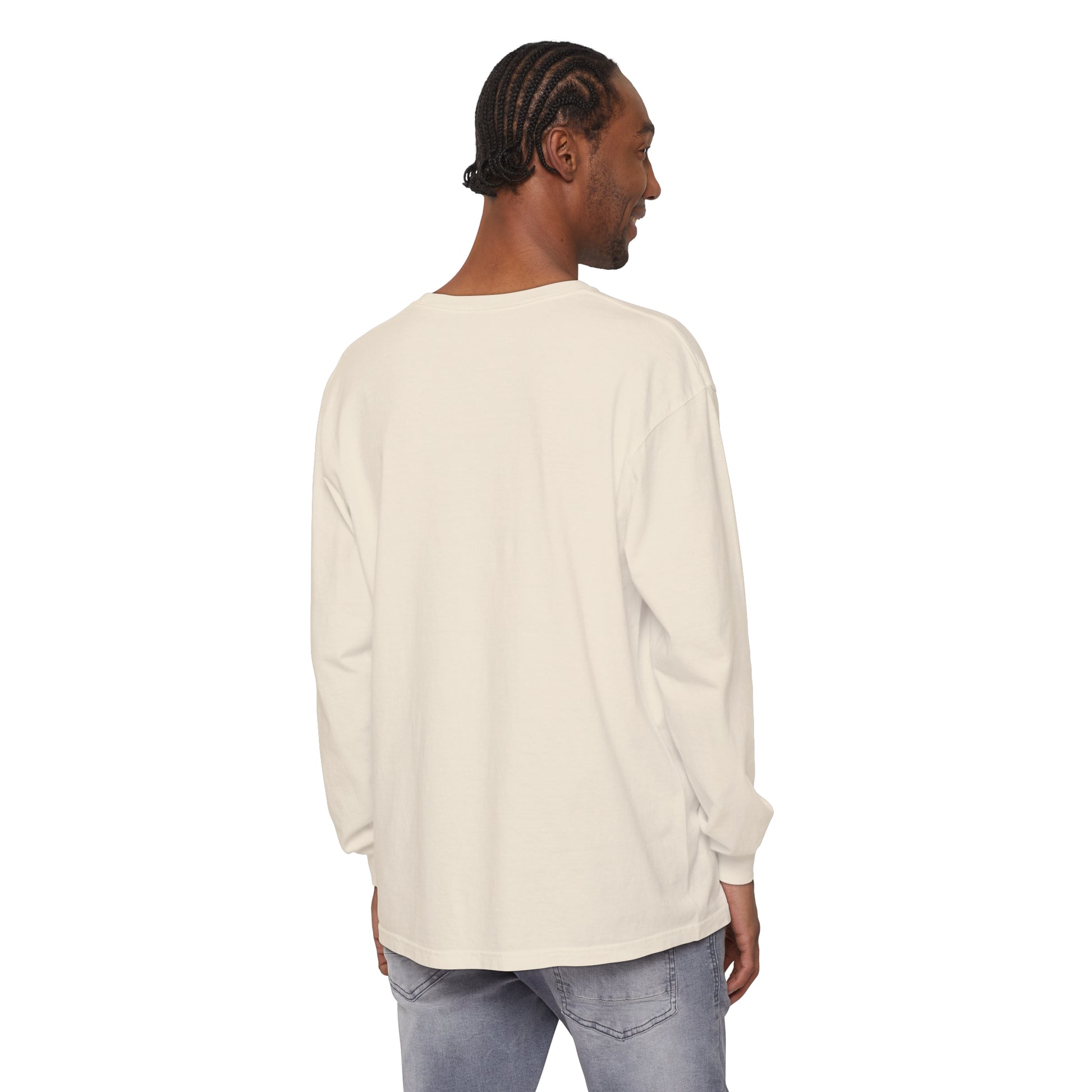 Garment Dyed Long Sleeve T-Shirt - 100% Cotton Comfort