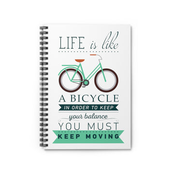 Lined Wide Ruled Spiral Bound Notebook - Perfect for Notes