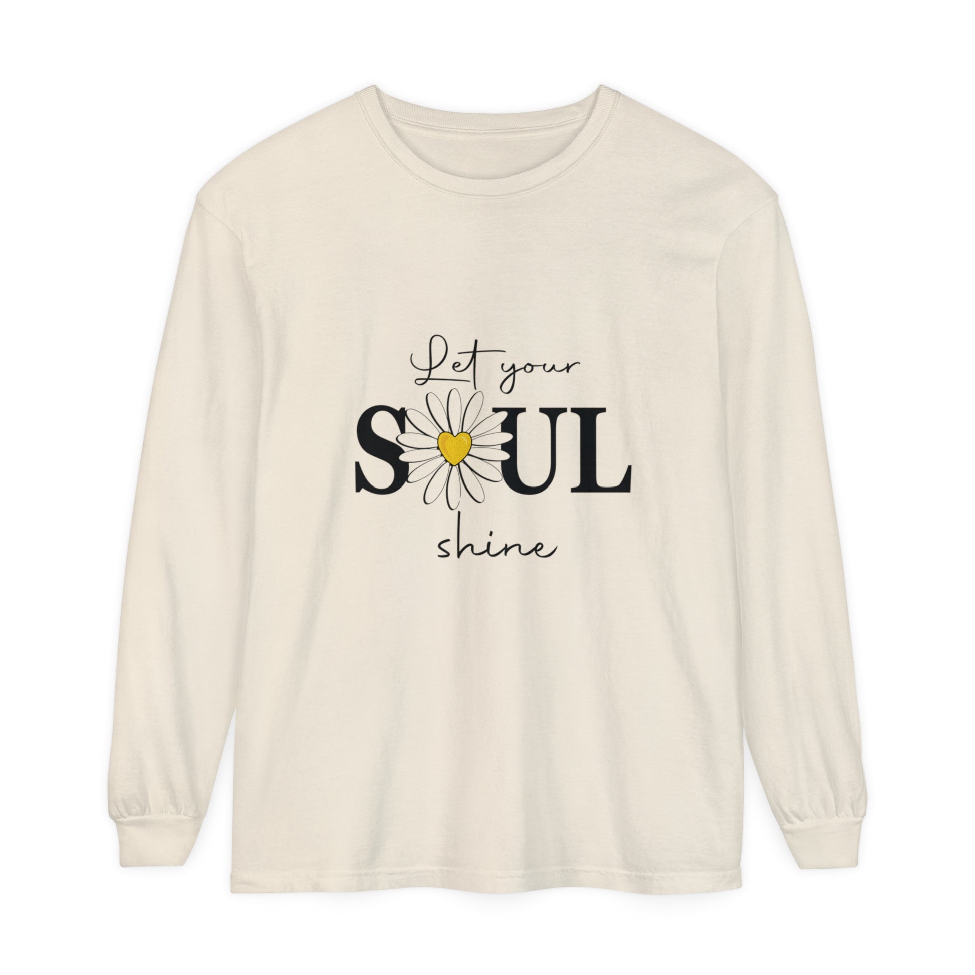 Garment Dyed Long Sleeve T-Shirt - 100% Cotton Comfort