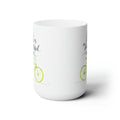 15oz Ceramic Mug - Customizable White Coffee Cup