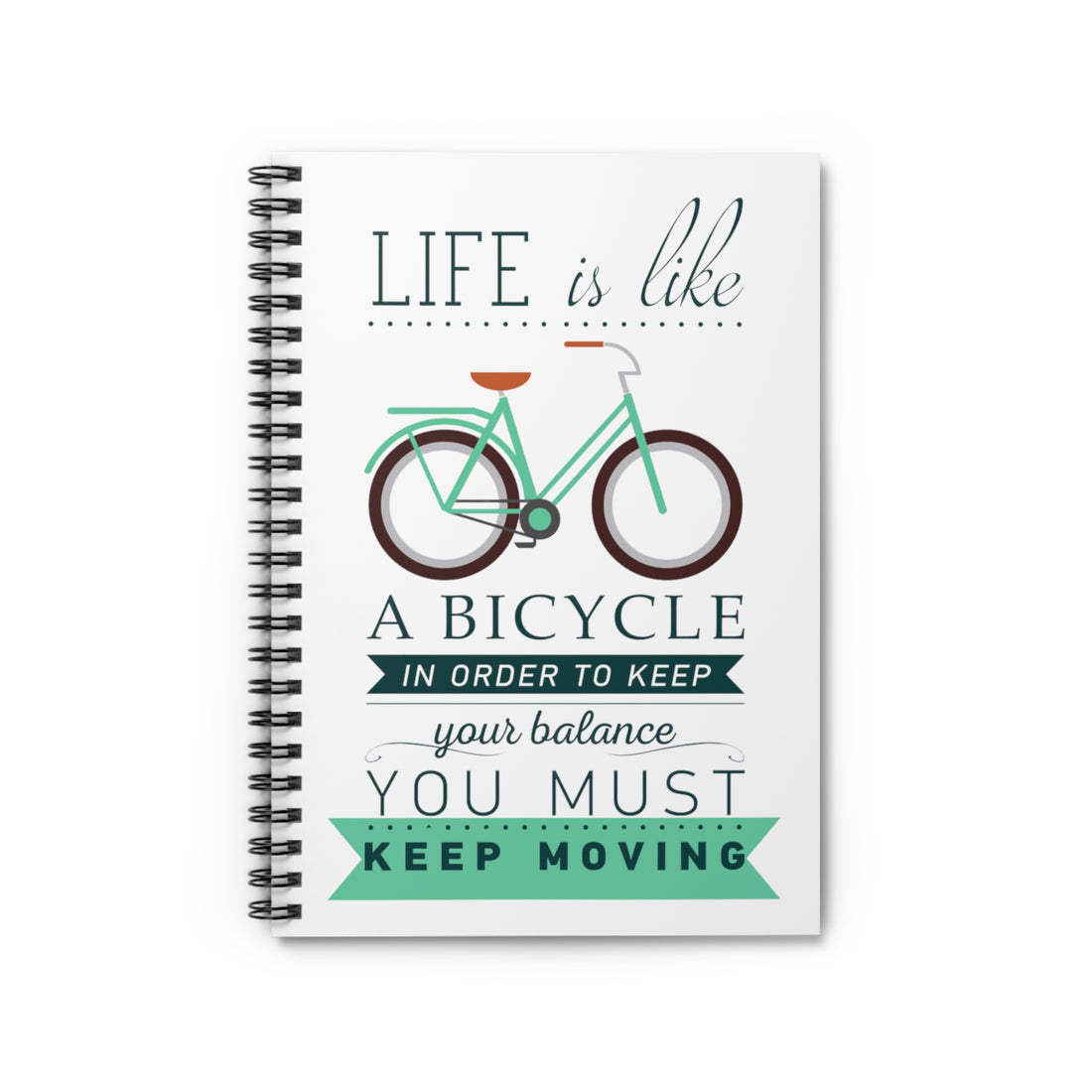 Lined Wide Ruled Spiral Bound Notebook - Perfect for Notes