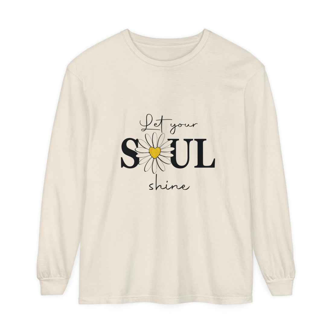 Garment Dyed Long Sleeve T-Shirt - 100% Cotton Comfort