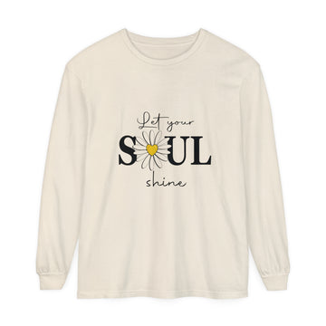 Garment Dyed Long Sleeve T-Shirt - 100% Cotton Comfort