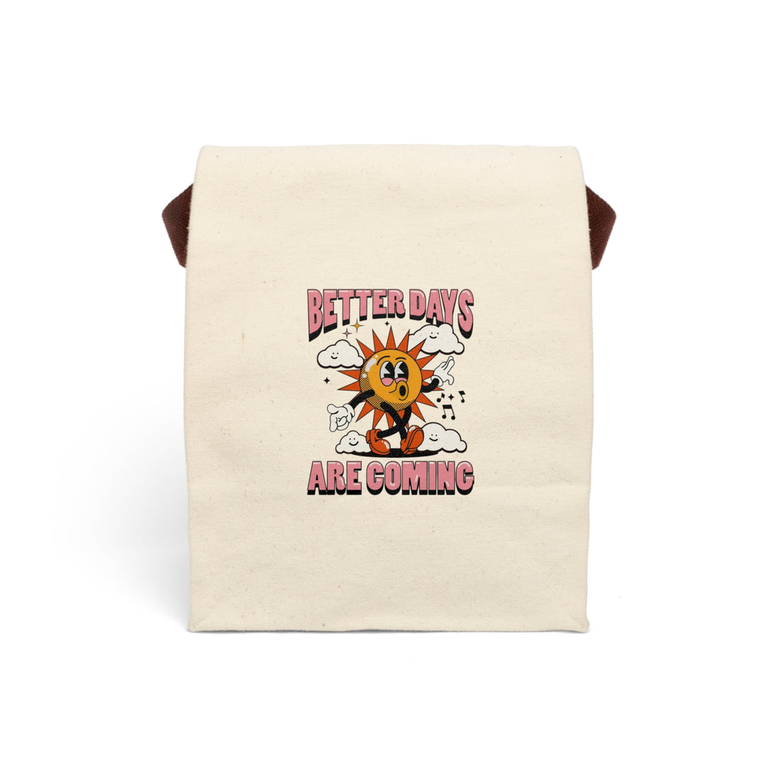 Canvas Lunch Bag With Strap