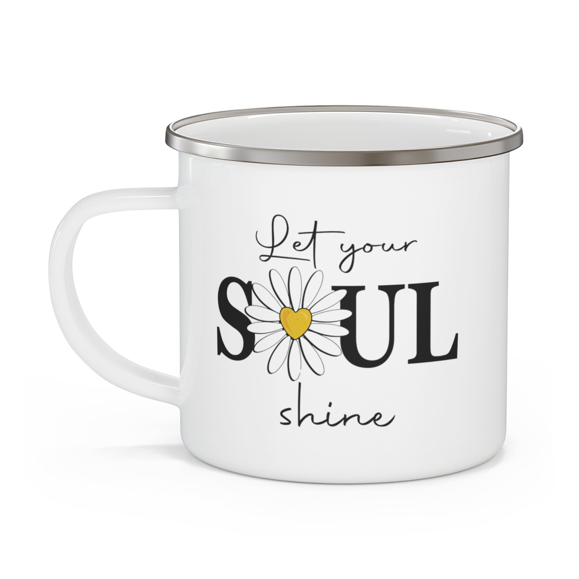 Durable Camping Enamel Cup - 12oz Mug for Outdoor Adventures