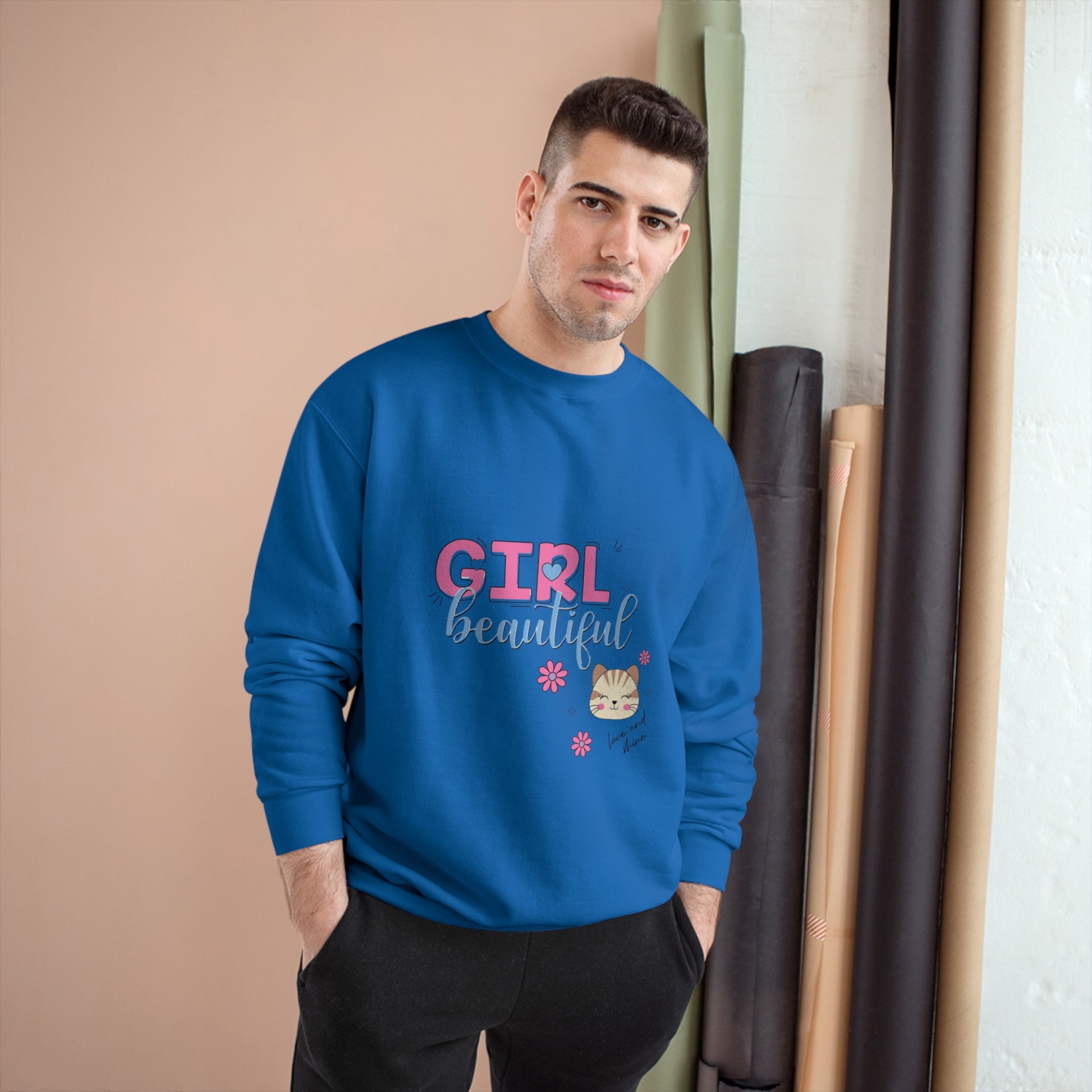 Champion Sweatshirt - Eco Crewneck for Ultimate Comfort
