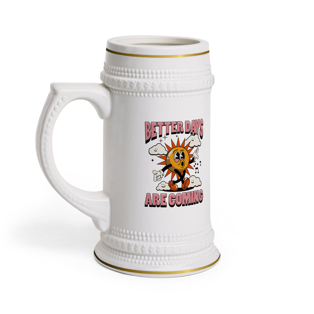 Beer Stein Mug - Ceramic 22oz Stein Mugs | Items For Everyone