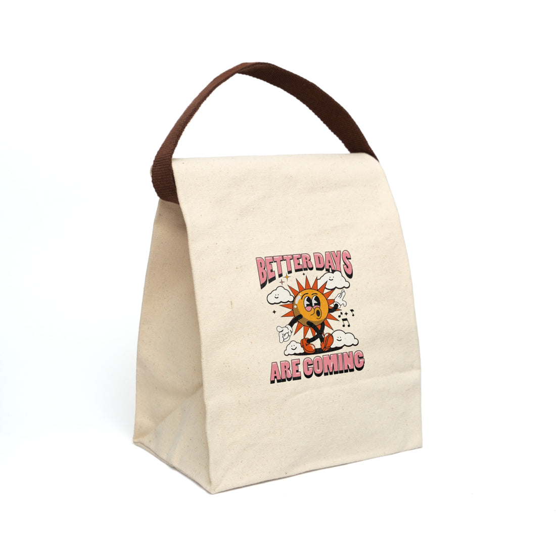Canvas Lunch Bag With Strap