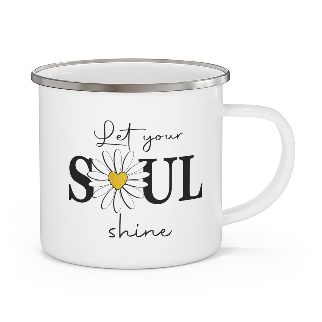 Durable Camping Enamel Cup - 12oz Mug for Outdoor Adventures