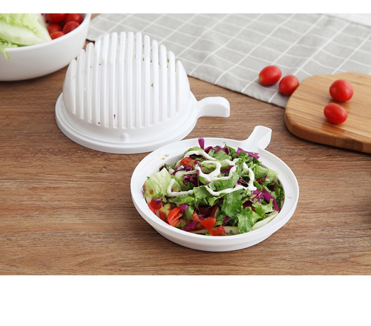 Buy Quick Salad Cutter Bowl - Efficient Salad Preparation