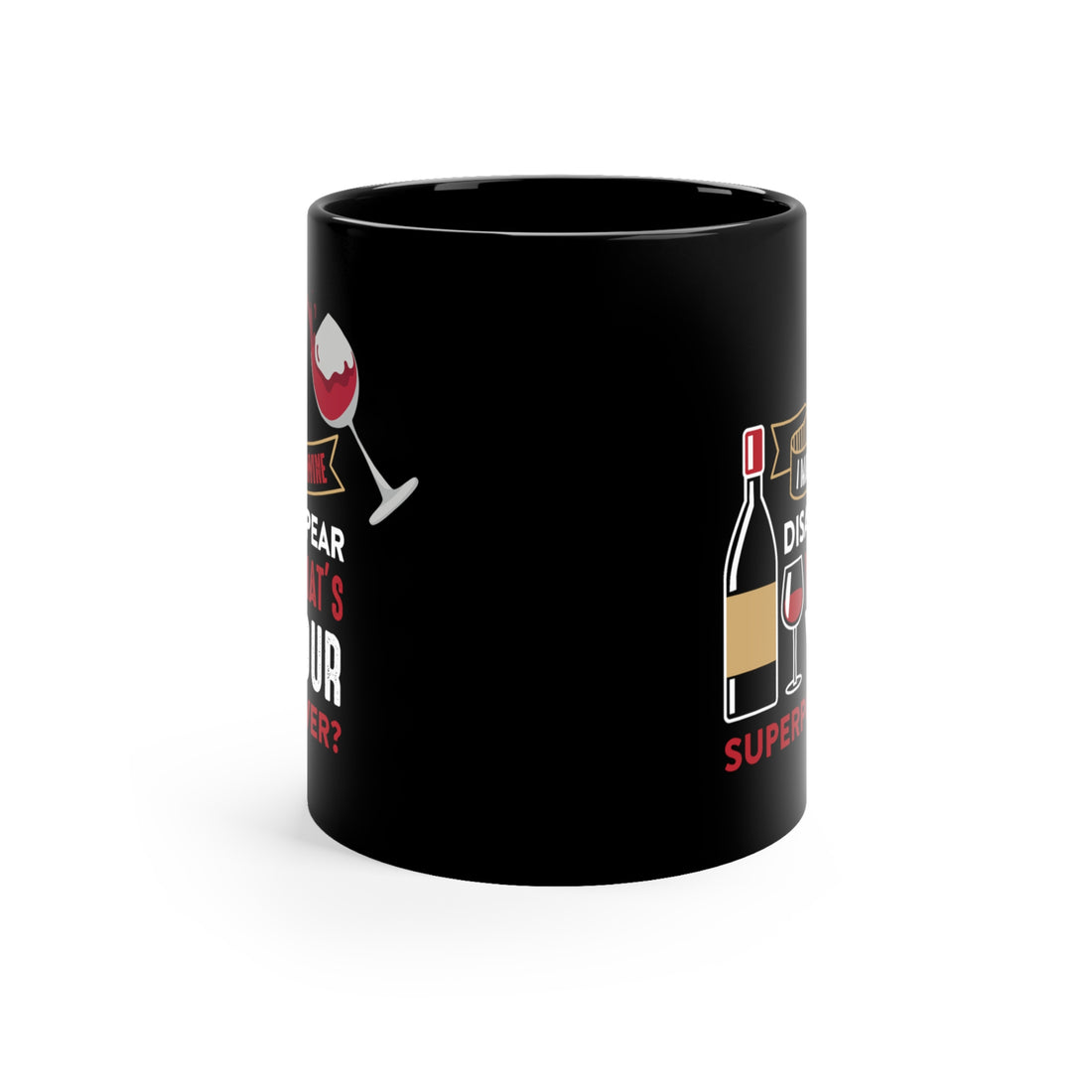 Black Coffee Mug - Personalized Ceramic Mug