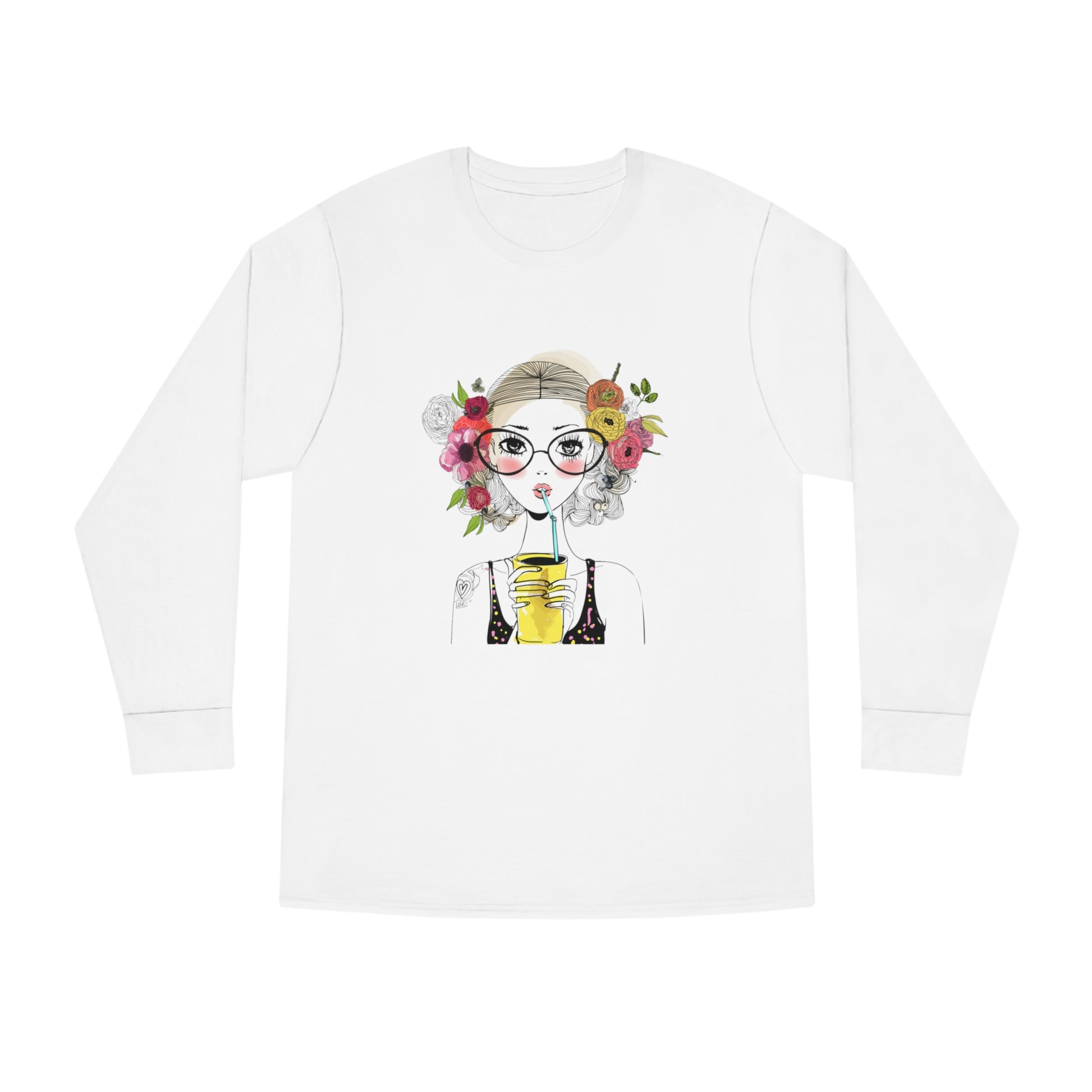 Long Sleeve Crewneck Tee - Comfortable Cotton Tees | Items For Everyone