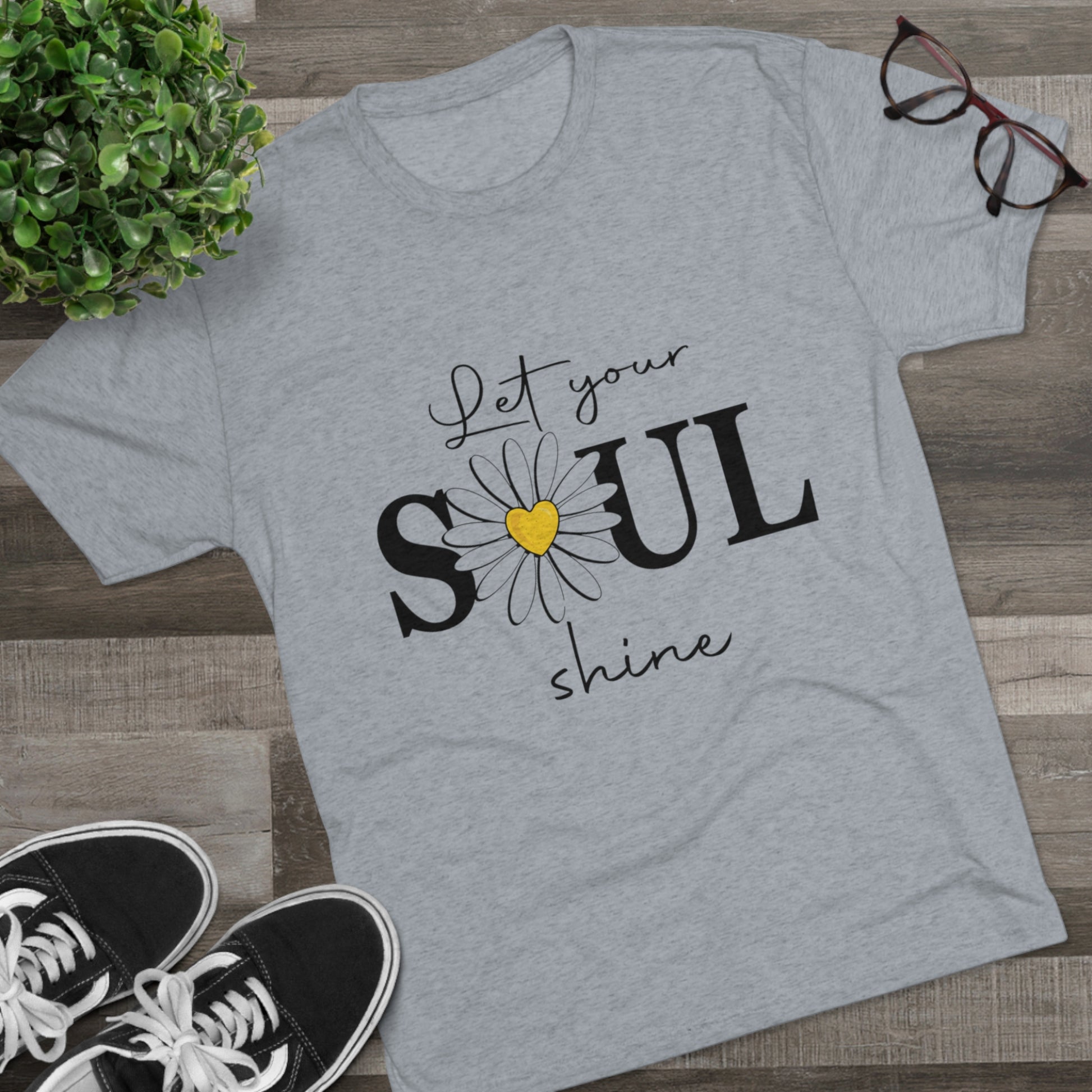 Buy Unisex Tri Blend Crew Tee - Soft & Comfy