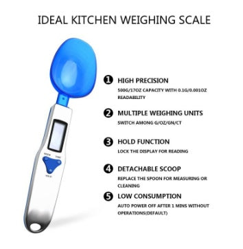 Buy LCD Digital Kitchen Scale Spoon - Items For Everyone