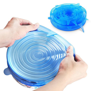 Buy Universal Silicone Lids - Eco-Friendly Kitchen Covers