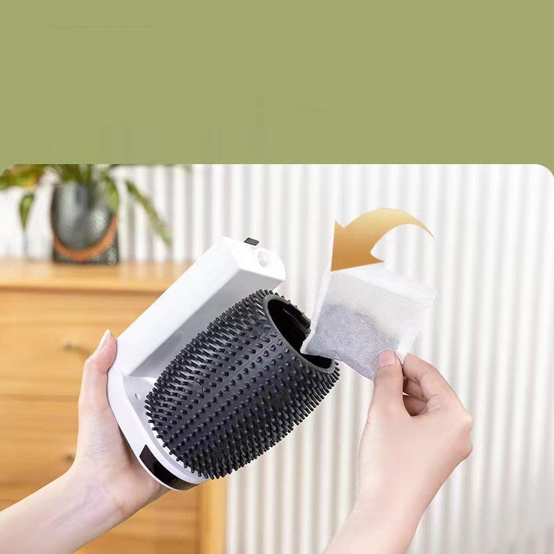 Cat Corner Scratching Rubbing Brush - Items For Everyone