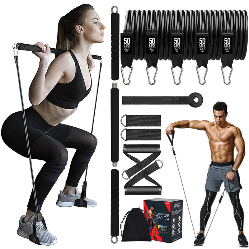 Buy 11pcs Resistance Bands Set - Effective Muscle Training Tool